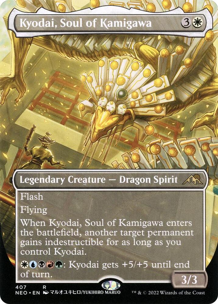 Kyodai, Soul of Kamigawa 407/302 (Kamigawa: Neon Dynasty)  - Borderless Foil | Good Games Morley