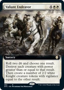Valiant Endeavor Extended Art 282/62 (Commander: Adventures in the Forgotten Realms)  | Good Games Morley