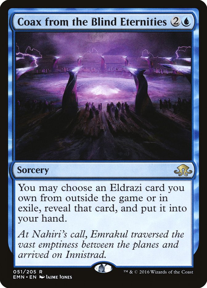 Coax from the Blind Eternities 51/205 (Eldritch Moon)  | Good Games Morley