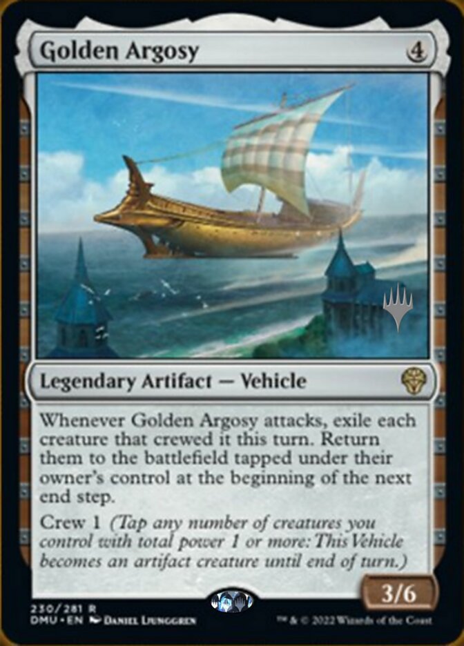 Golden Argosy (Promo Pack) [Dominaria United Promos] | Good Games Morley