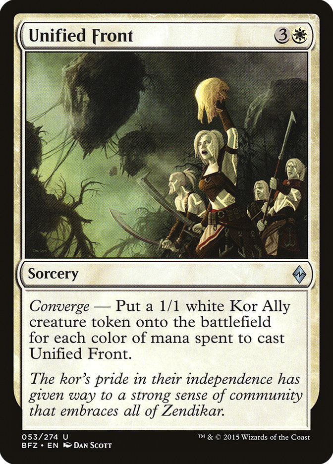 Unified Front 53/274 (Battle for Zendikar)  | Good Games Morley