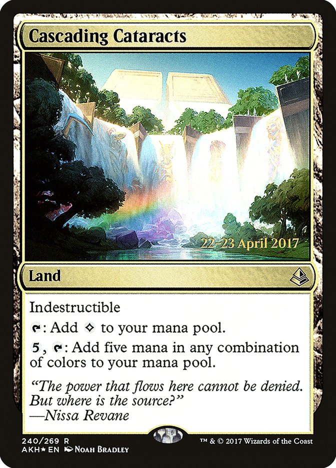 Cascading Cataracts [Amonkhet Prerelease Promos] | Good Games Morley