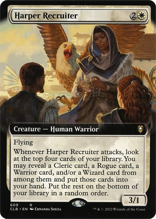 Harper Recruiter Extended Art 609 (Commander Legends: Battle for Baldur's Gate)  | Good Games Morley