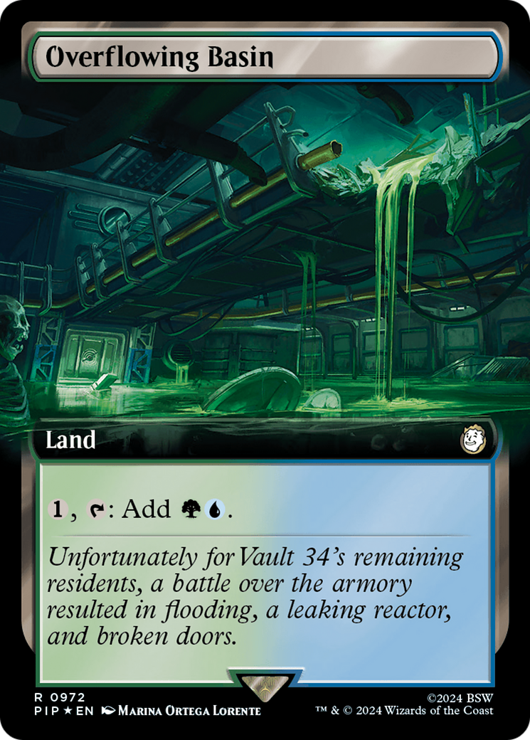 Overflowing Basin (Extended Art) (Surge Foil) [Fallout] | Good Games Morley