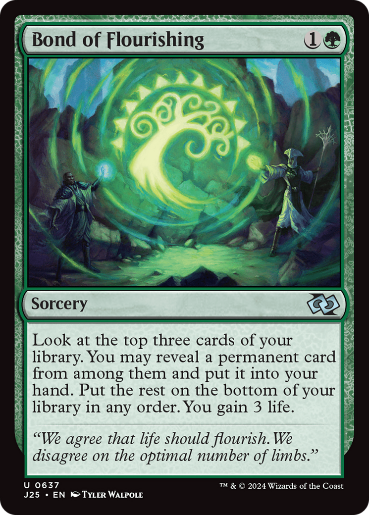 Bond of Flourishing [Foundations Jumpstart] | Good Games Morley
