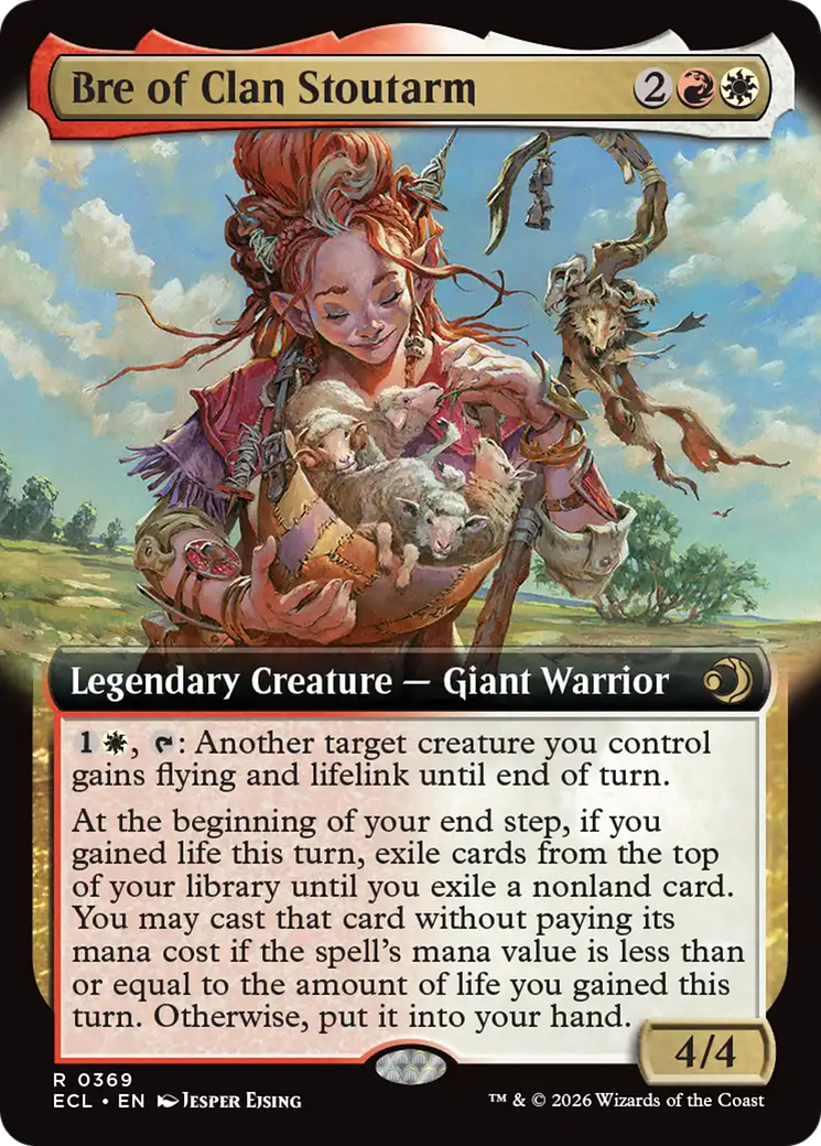 Bre of Clan Stoutarm (Extended Art) [Lorwyn Eclipsed] | Good Games Morley