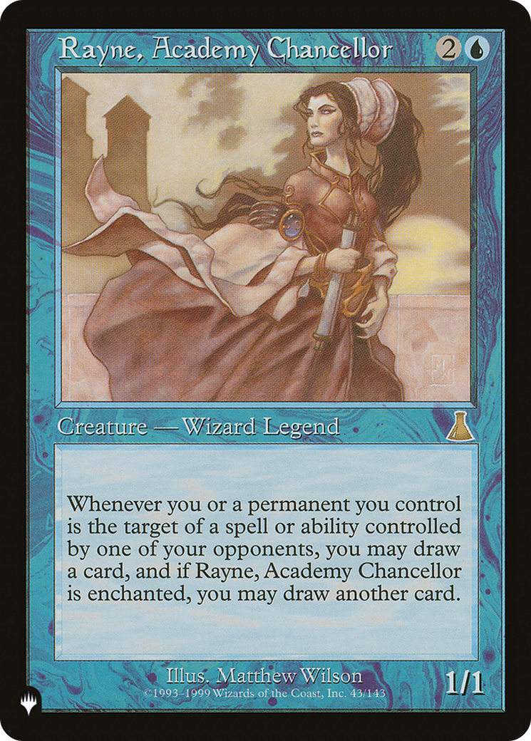 Rayne, Academy Chancellor [The List] | Good Games Morley
