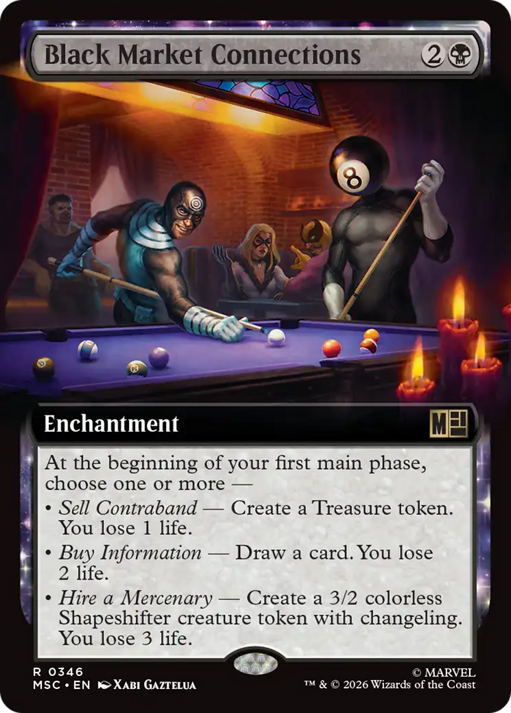 Black Market Connections (Extended Art) [Marvel Super Heroes Commander] | Good Games Morley