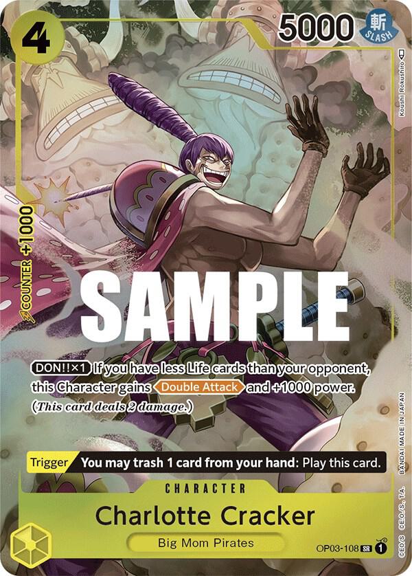 Charlotte Cracker OP03-108 (Pillars of Strength)  - Alternate Art Foil | Good Games Morley
