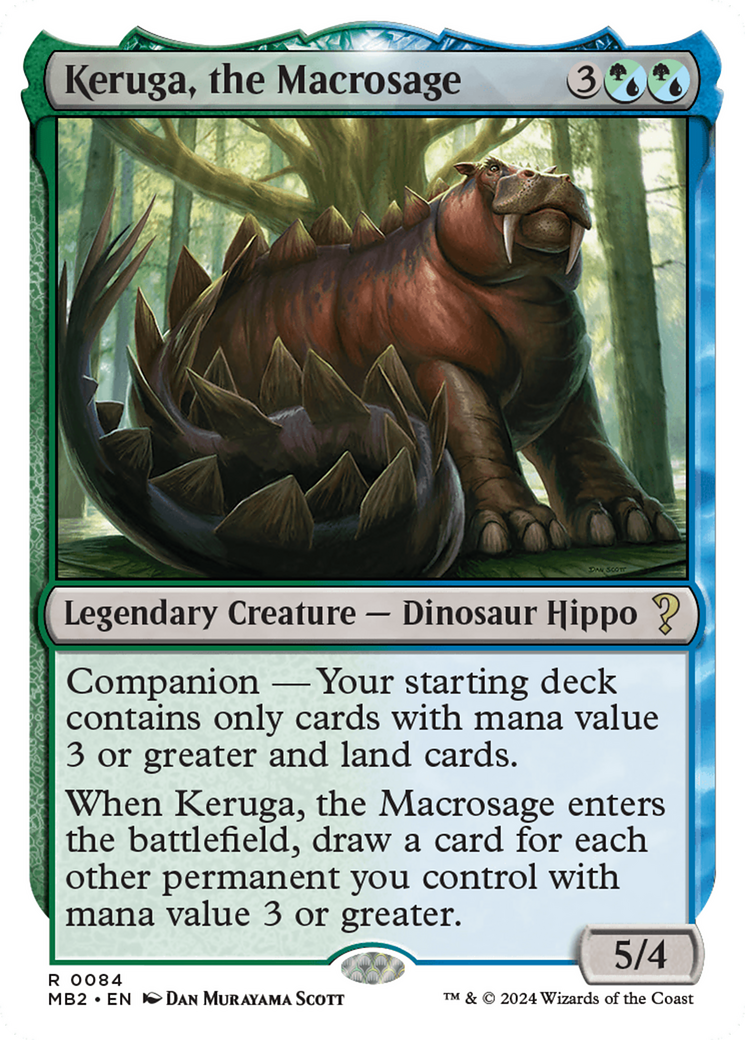 Keruga, the Macrosage (White Border) [Mystery Booster 2] | Good Games Morley