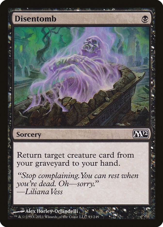 Disentomb 93/249 (Magic 2012 (M12))  - Foil | Good Games Morley