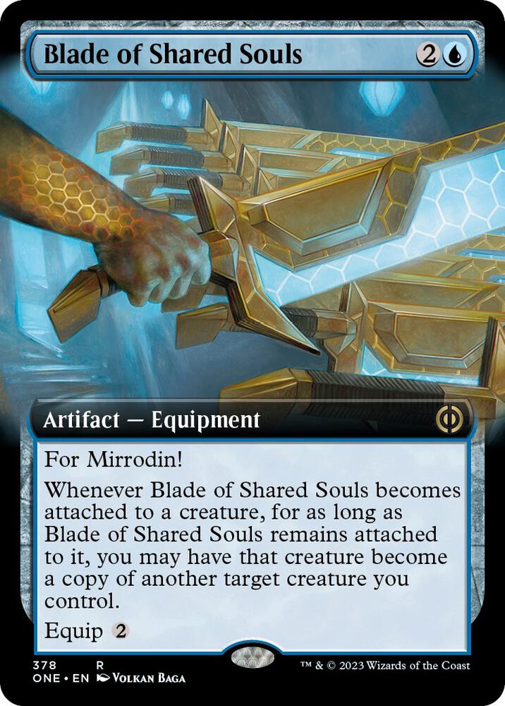 Blade of Shared Souls 378/271 (Phyrexia: All Will Be One)  - Extended Art | Good Games Morley