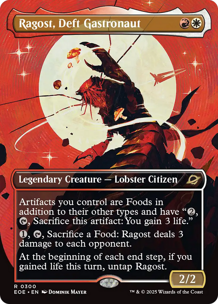 Ragost, Deft Gastronaut (Borderless) [Edge of Eternities] | Good Games Morley