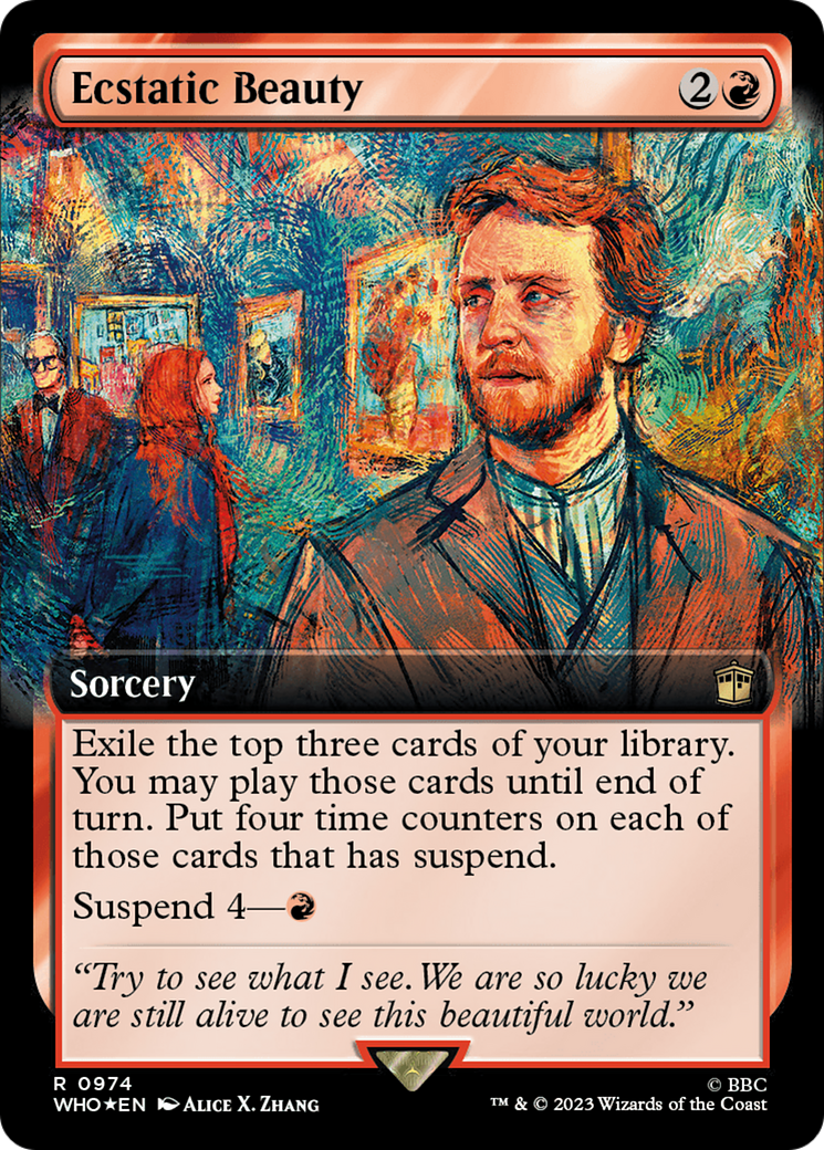 Ecstatic Beauty (Extended Art) (Surge Foil) [Doctor Who] | Good Games Morley