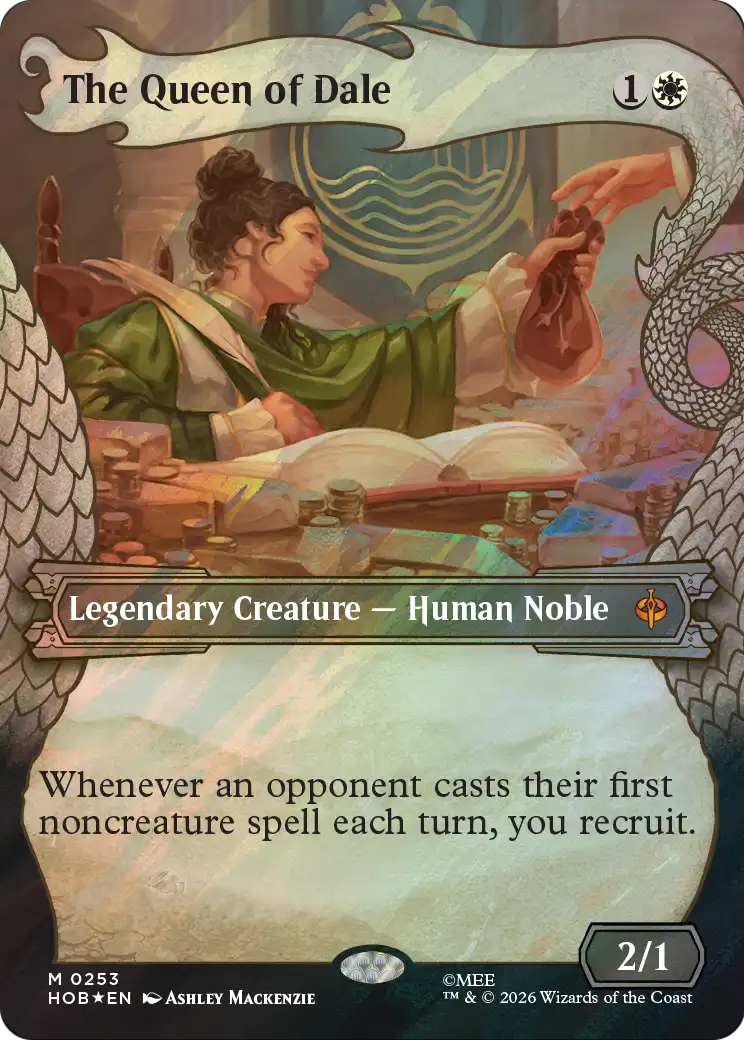 The Queen of Dale (Showcase) (Surge Foil) [The Hobbit] | Good Games Morley