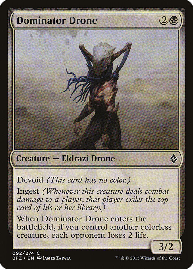 Dominator Drone 92/274 (Battle for Zendikar)  - Foil | Good Games Morley