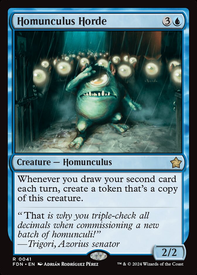 Homunculus Horde 41 (Foundations)  - Foil | Good Games Morley