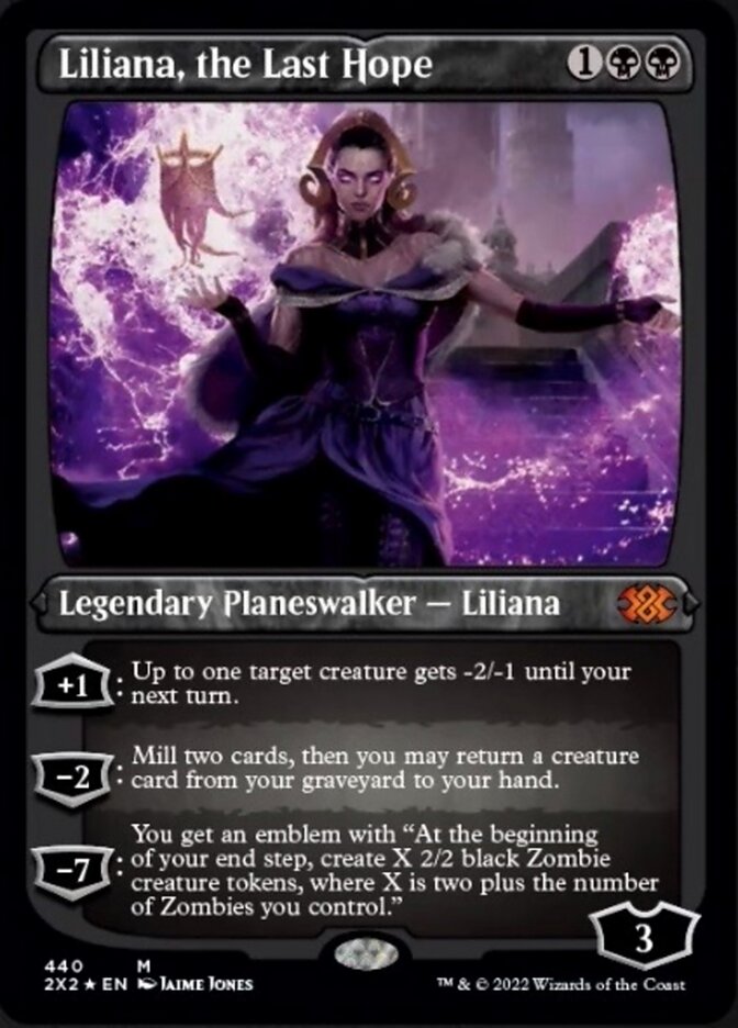 Liliana, the Last Hope (Foil Etched) [Double Masters 2022] | Good Games Morley