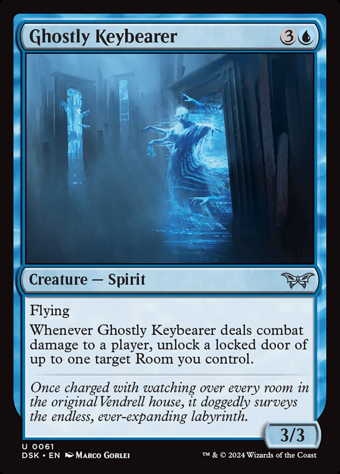 Ghostly Keybearer 61/286 (Duskmourn: House of Horror)  - Foil | Good Games Morley