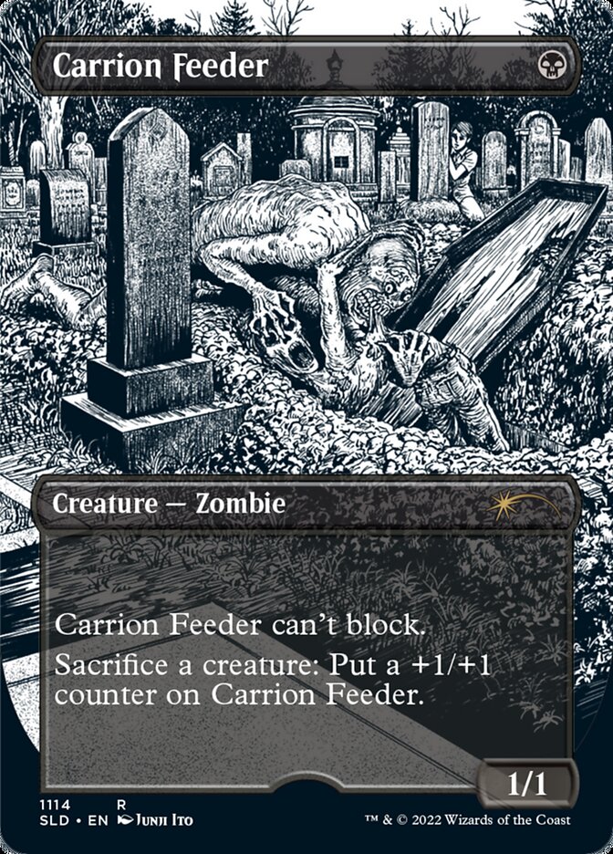 Carrion Feeder (Borderless Etched Foil) [Secret Lair Drop Series] | Good Games Morley