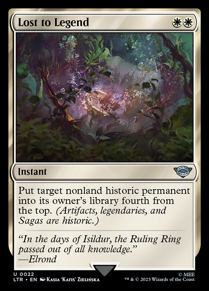 Lost to Legend 22 (Universes Beyond: The Lord of the Rings: Tales of Middle-earth)  - Foil | Good Games Morley