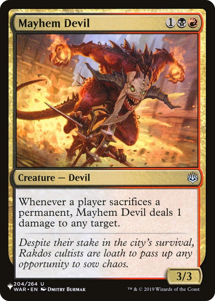 Mayhem Devil [The List] | Good Games Morley