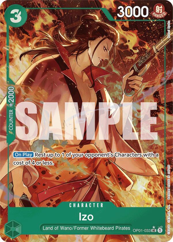 Izo OP01-033 (Premium Booster -The Best-)  - Alternate Art Foil | Good Games Morley