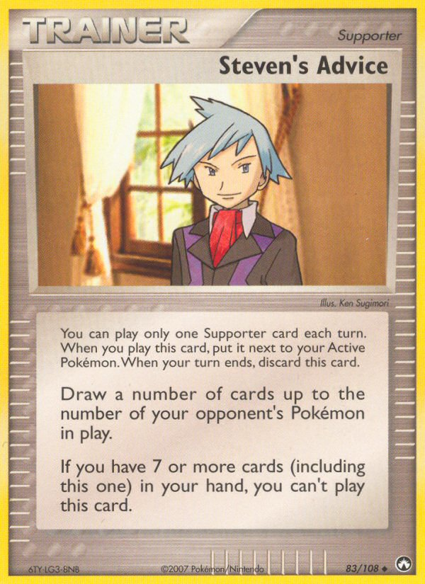 Steven's Advice (83/108) [EX: Power Keepers] | Good Games Morley