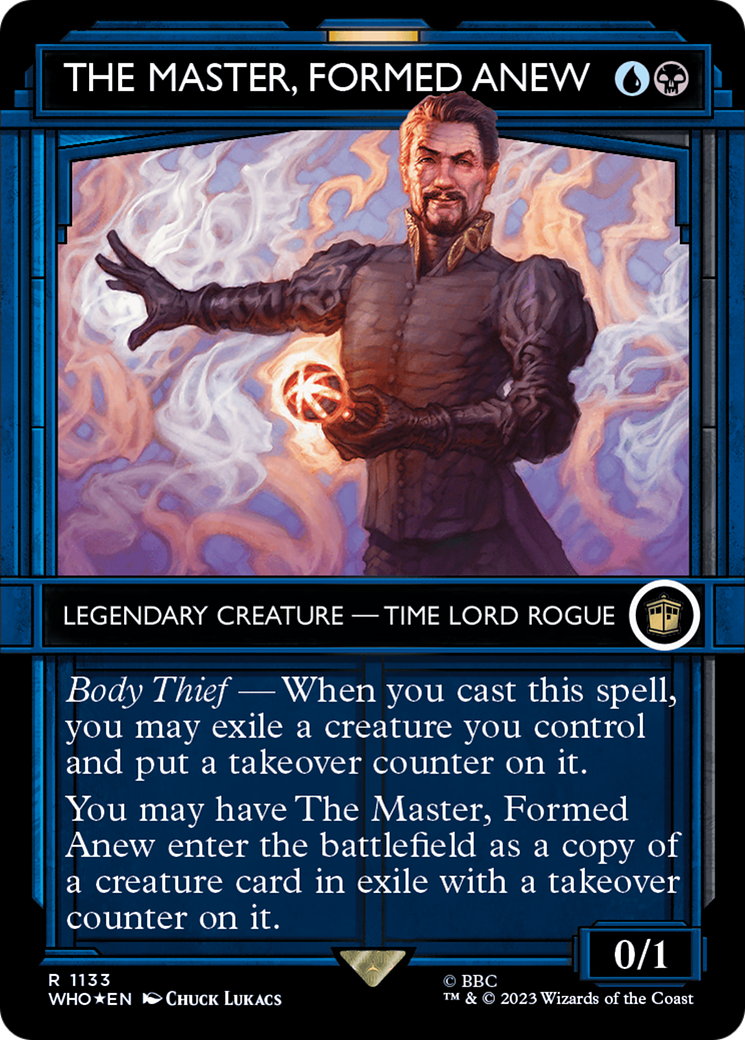 The Master, Formed Anew (Showcase) (Surge Foil) [Doctor Who] | Good Games Morley