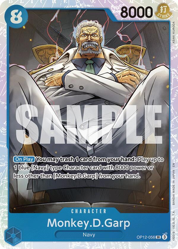 Monkey.D.Garp OP12-056 (Legacy of the Master)  - Foil | Good Games Morley