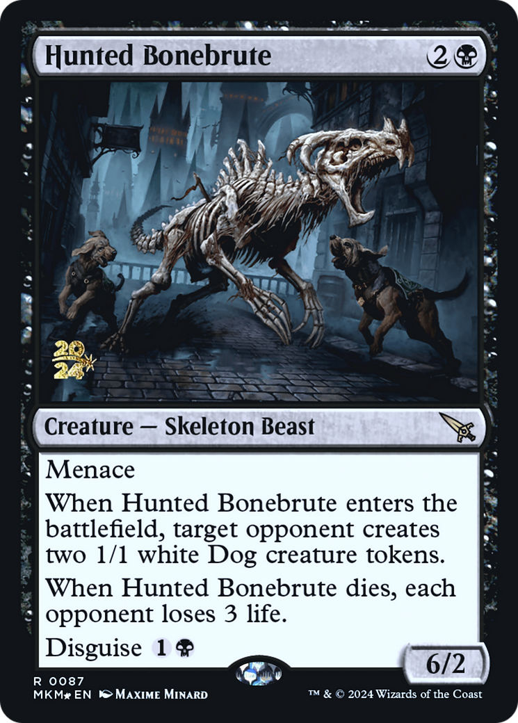 Hunted Bonebrute [Murders at Karlov Manor Prerelease Promos] | Good Games Morley