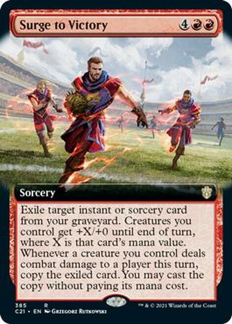 Surge to Victory (Extended Art) [Commander 2021] | Good Games Morley