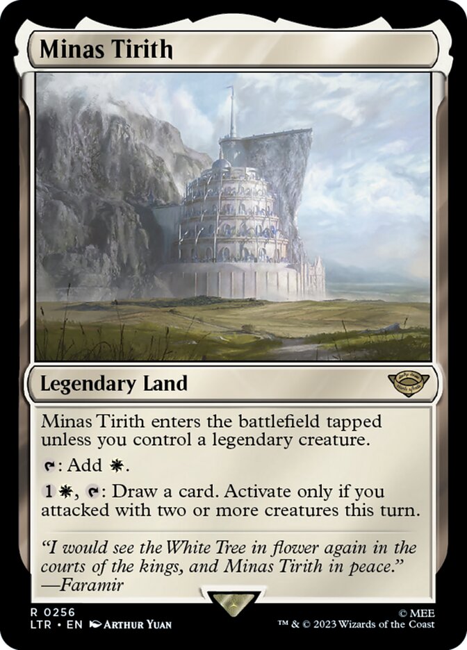 Minas Tirith 256 (Universes Beyond: The Lord of the Rings: Tales of Middle-earth)  - Foil | Good Games Morley