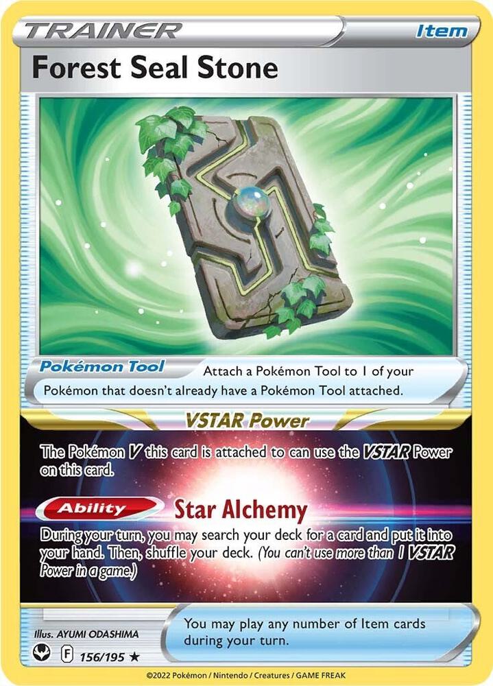 Forest Seal Stone 156/195 (SWSH12: Silver Tempest)  - Holofoil | Good Games Morley