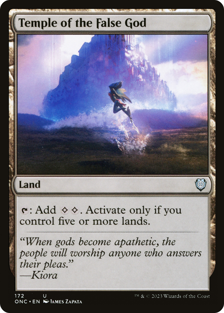 Temple of the False God [Phyrexia: All Will Be One Commander] | Good Games Morley