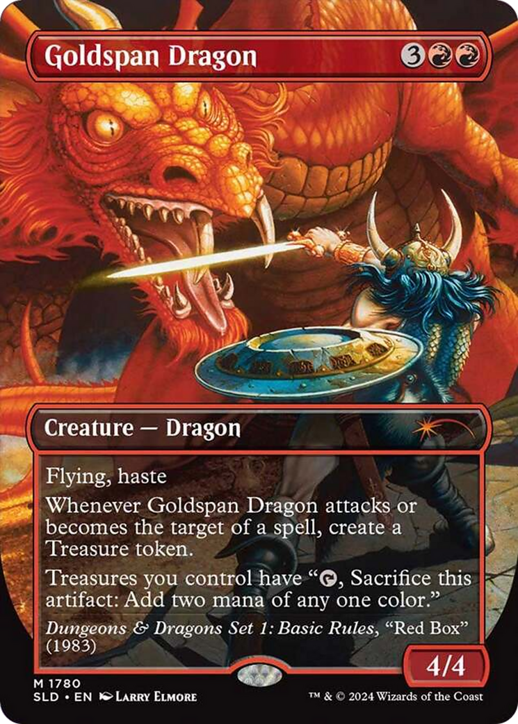 Goldspan Dragon (Rainbow Foil) [Secret Lair Drop Series] | Good Games Morley