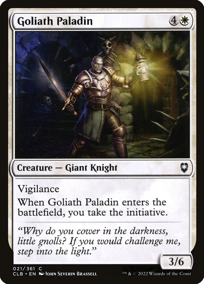 Goliath Paladin 21 (Commander Legends: Battle for Baldur's Gate)  | Good Games Morley