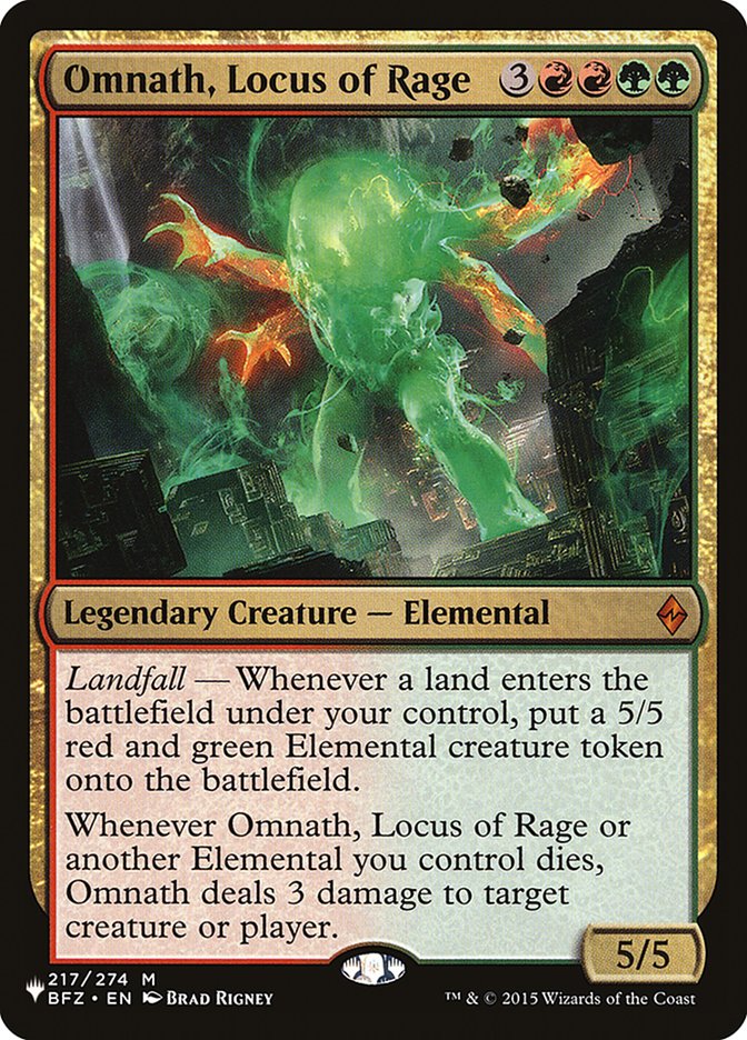 Omnath, Locus of Rage [The List] | Good Games Morley