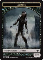 Zombie (007) // Wrenn and Six Emblem (021) Double-Sided Token [Modern Horizons Tokens] | Good Games Morley