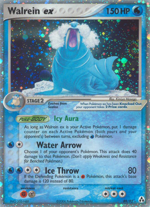 Walrein ex (89/92) [EX: Legend Maker] | Good Games Morley