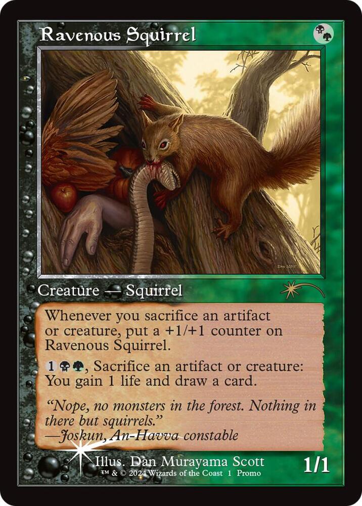 Ravenous Squirrel 15/14 (Open House Promos)  - Retro Foil | Good Games Morley