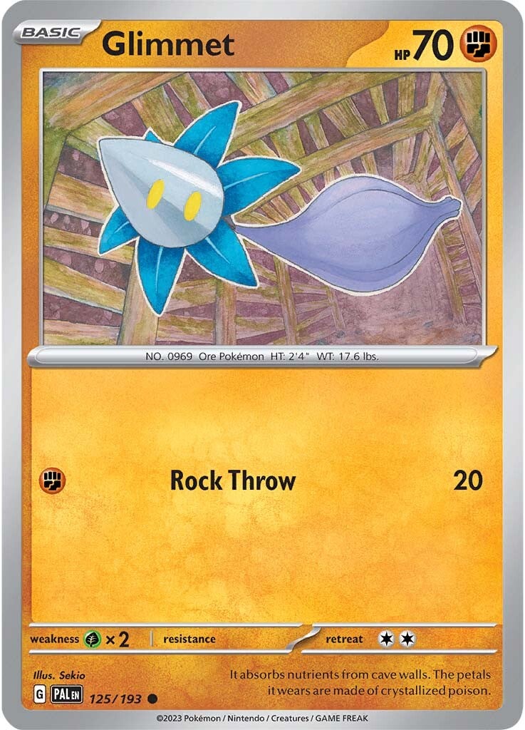 Glimmet (125/193) [Scarlet & Violet: Paldea Evolved] | Good Games Morley