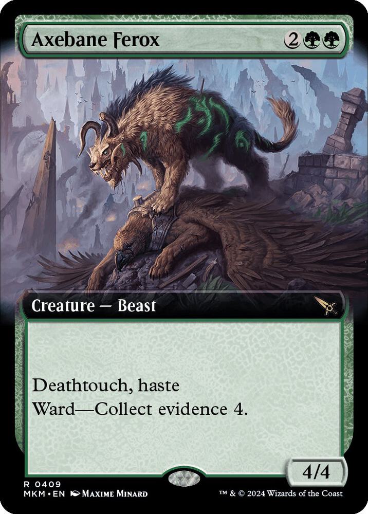 Axebane Ferox 409/286 (Murders at Karlov Manor)  - Extended Art Foil | Good Games Morley