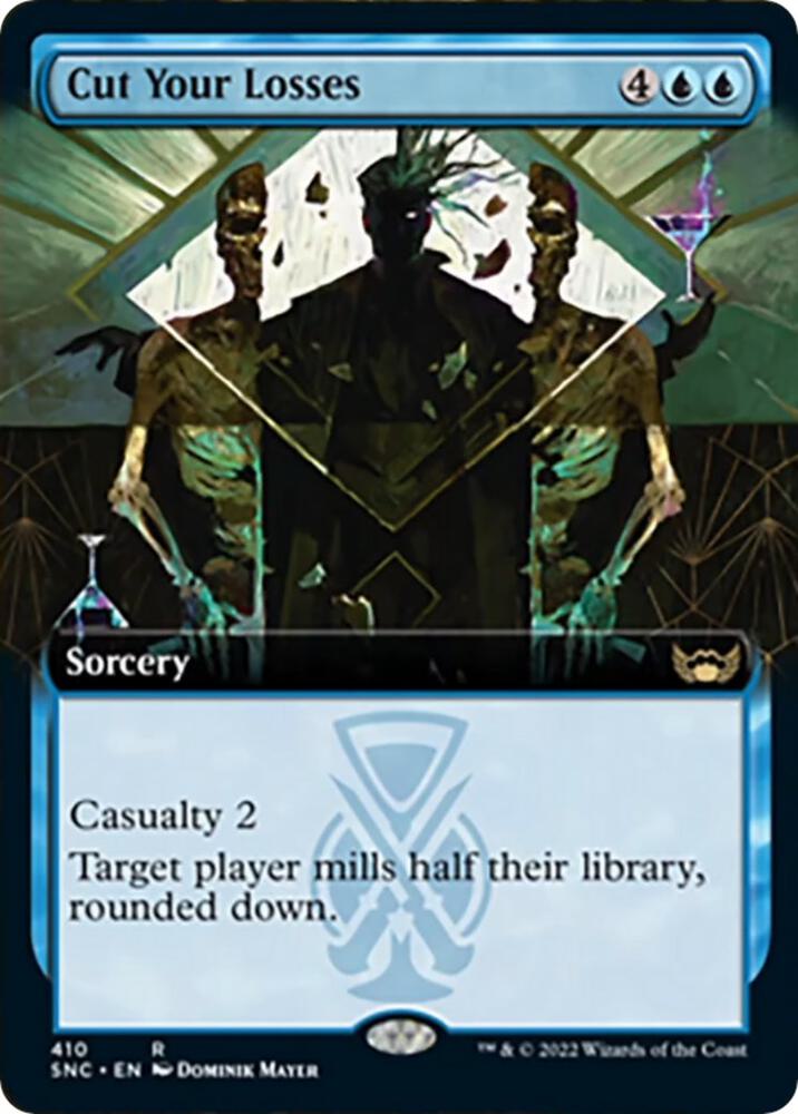 Cut Your Losses Extended Art 410 (Streets of New Capenna)  - Foil | Good Games Morley