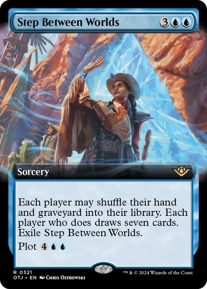Step Between Worlds 321/286 (Outlaws of Thunder Junction)  - Extended Art | Good Games Morley