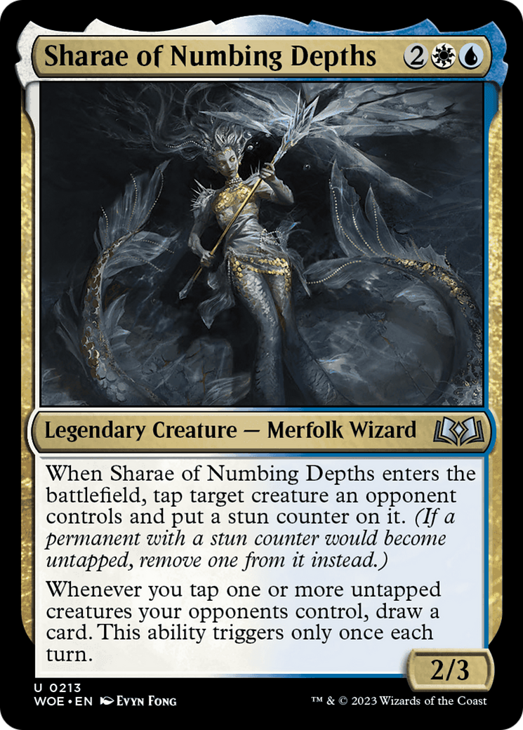 Sharae of Numbing Depths [Wilds of Eldraine] | Good Games Morley