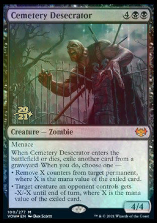 Cemetery Desecrator [Innistrad: Crimson Vow Prerelease Promos] | Good Games Morley