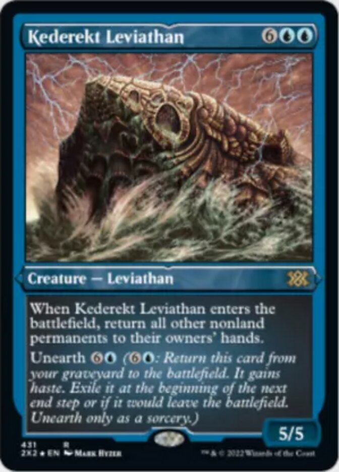 Kederekt Leviathan (Foil Etched) [Double Masters 2022] | Good Games Morley