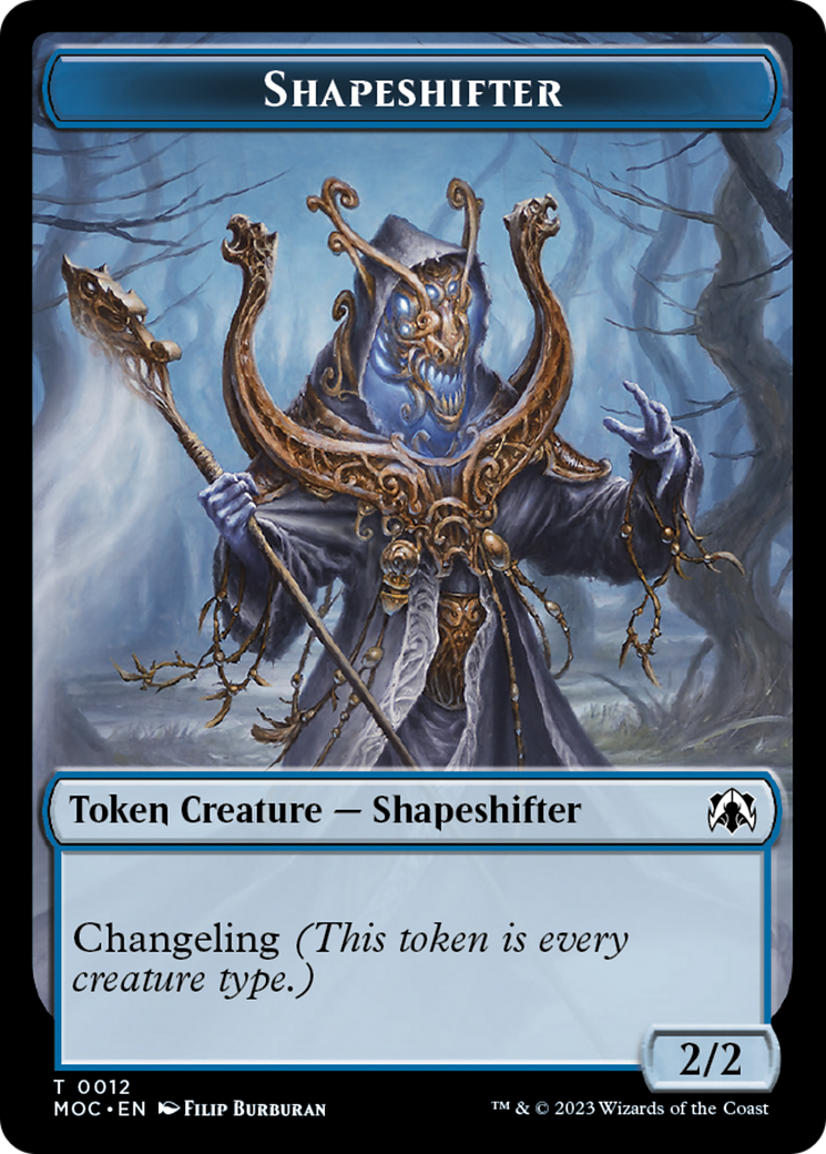 The Monarch // Shapeshifter Double-Sided Token [March of the Machine Commander Tokens] | Good Games Morley