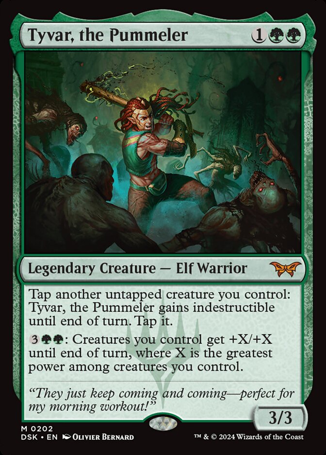 Tyvar, the Pummeler 202 (Duskmourn: House of Horror)  - Foil | Good Games Morley